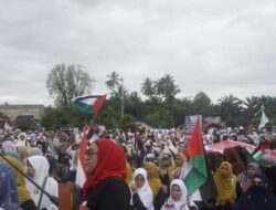 Dukung Aksi Bela Palestina, Ribuan Masyarakat Pasaman Barat Ikuti Long March