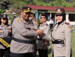 Kapolres Padang Panjang Pimpin Upacara Sertijab Sejumlah Pejabat Utama Polres